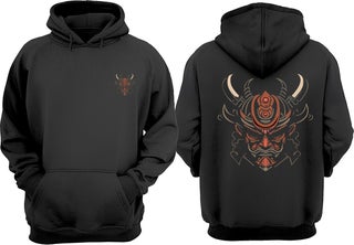 Unisex Viking Samurai Design Front Back Printed Regular Fit Black Sweatshirt - pzsku/ZFFAF3CFC8C7982407223Z/45/_/1730535677/5c67c84e-49fa-4227-96ad-9383cd883e78