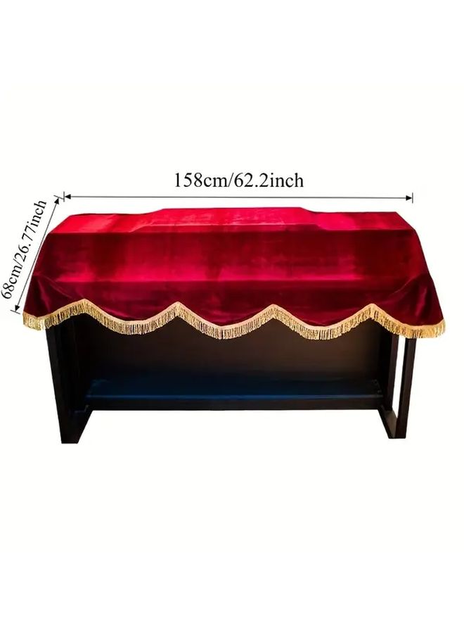 Red Heavy Duty 88 Key Electric Piano Cover With Thickened Soft Cushioning - Image 2
