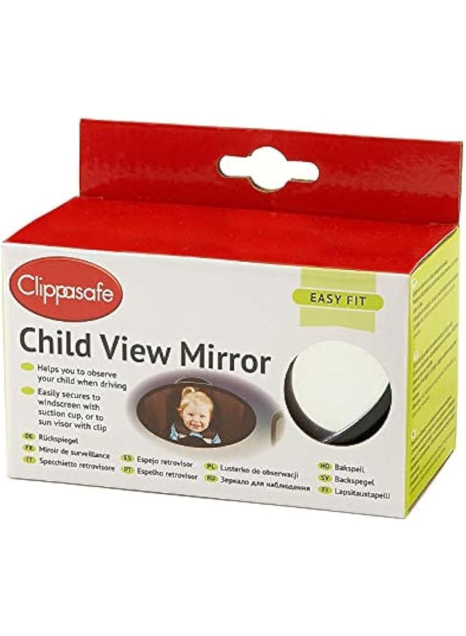 كليبا سيف مرآة رؤية الطفل باللون الأسود - Image 1