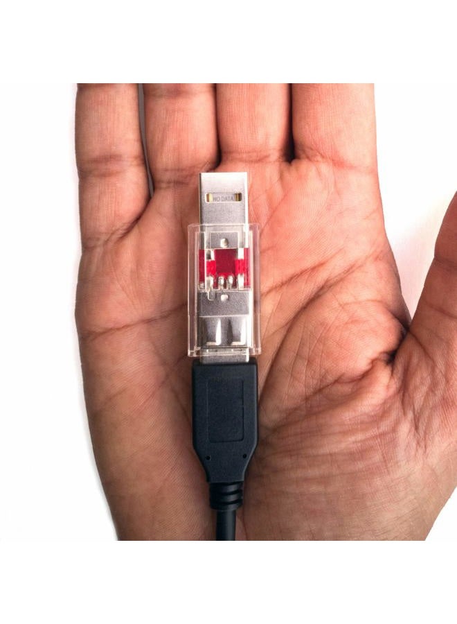 PortaPow USB Data Blocker - Protect Against Juice Jacking (Transparent, 2) - Image 5