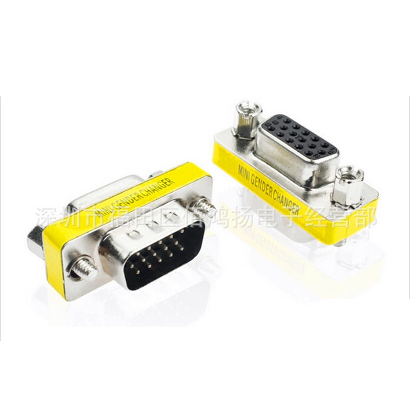 محول VGA ذكر إلى أنثى تمديد رصيف مباشر 15-دبوس ذكر إلى أنثى تحويل VGA - Image 3