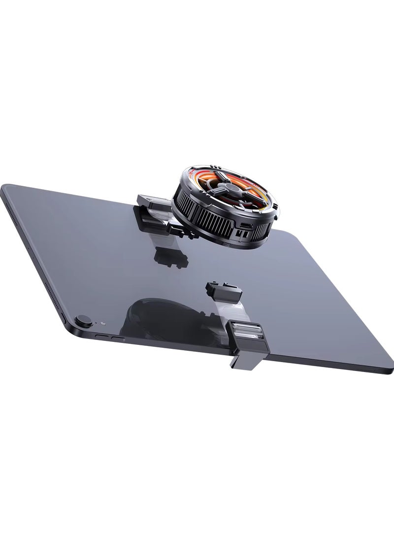 Memo CX09 Phone Cooling Fan, Phone Cooler, Tablet Cooler with 3 Gears Can Freeze Phone Cooler Black