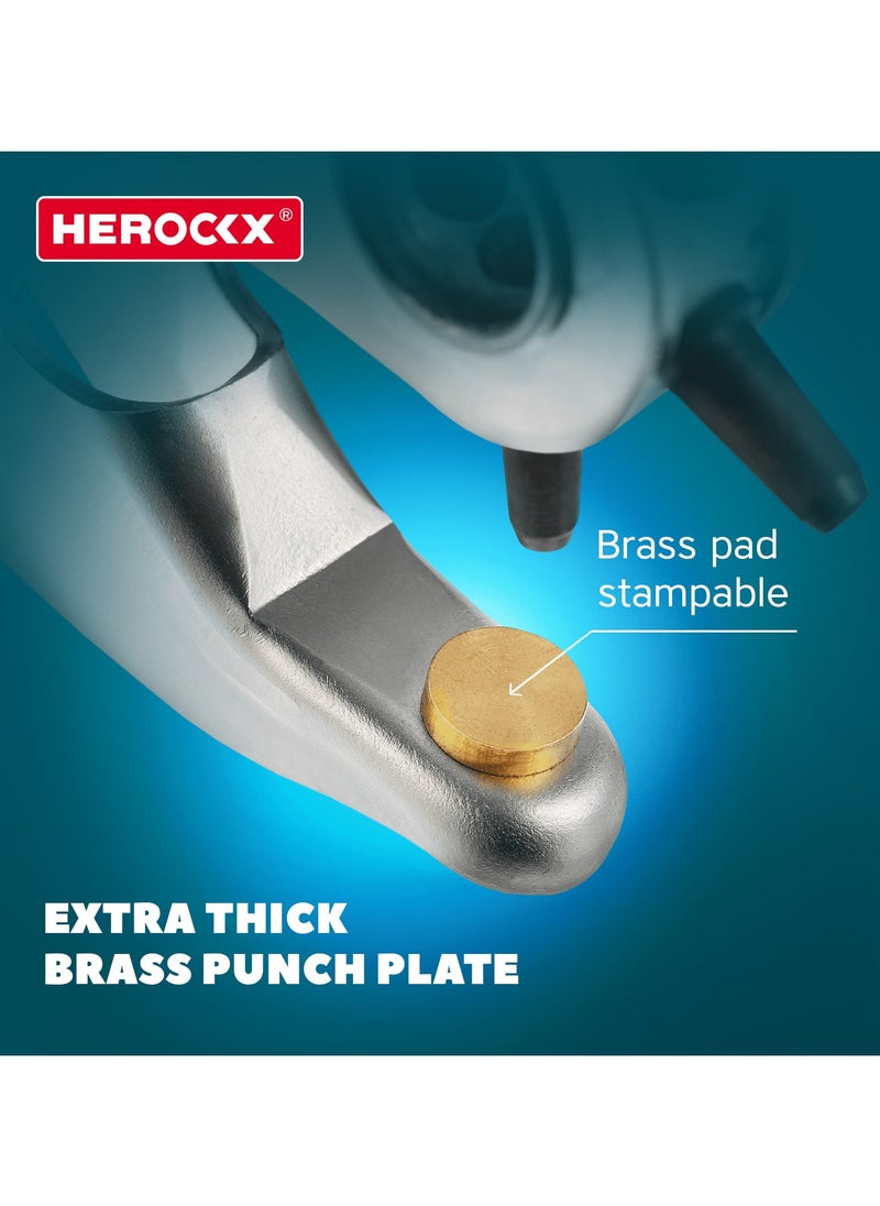 HEROCKX Belt hole punch plier Leather Punch Tool Belt Punch Tool  Belt Hole Puncher Heavy Duty Leather Punching Machine is Suitable for Leather, Leather Belt, Handbag, Watch Strap, etc  - Image 3