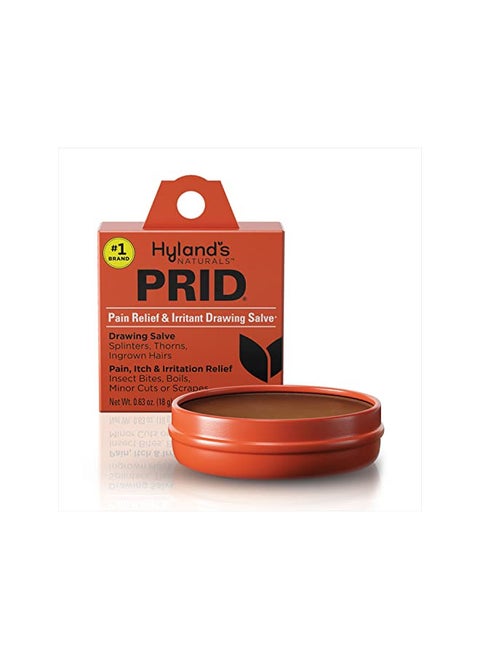 Naturals Prid Drawing Salve, Topical Skin Irritation Relief, For Splinters, Thorns, Ingrown Hairs, Itch Relief For Bug Bites, Boils, Minor Cuts & Scrapes, 18 Grams