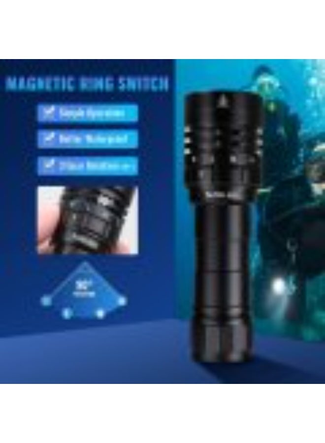 سوفيرن مصباح غوص Sofirn SD05 LED فائق السطوع بقوة 3000 لومن، مقاوم للماء حتى عمق 100 متر، مزود ببطارية قابلة للشحن 21700، مثالي للغوص والصيد واستكشاف الكهوف والأنشطة الخارجية، مقاوم للماء. - Image 2