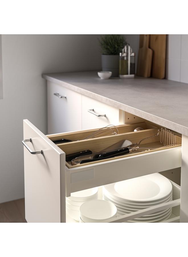 erorex Utensil tray, light bamboo, 20x50 cm - Image 2