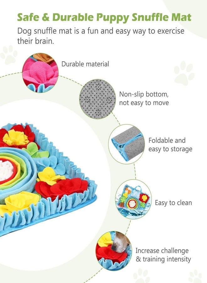 KeeKit Snuffle Mat for Dogs - 19.7x19.7 Inch Felt Wool Slow Feeder Mat, Interactive Dog Toy for Treats & Food, Anxiety Relief & Mental Stimulation (Not for Aggressive Chewers) - Image 2