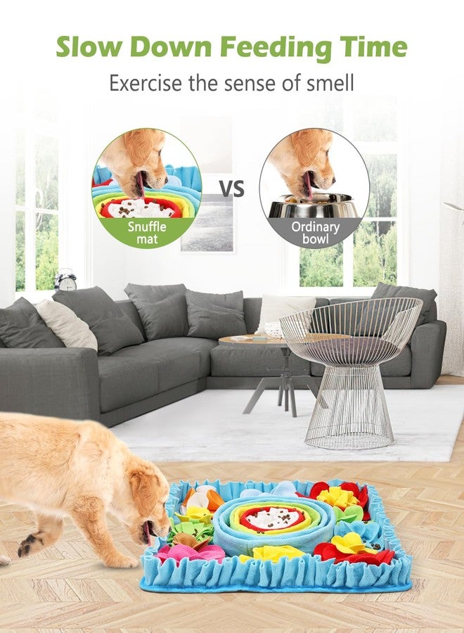 KeeKit Snuffle Mat for Dogs - 19.7x19.7 Inch Felt Wool Slow Feeder Mat, Interactive Dog Toy for Treats & Food, Anxiety Relief & Mental Stimulation (Not for Aggressive Chewers) - Image 5