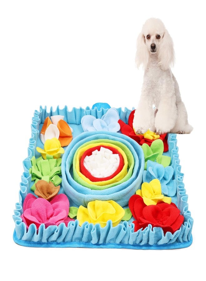 KeeKit Snuffle Mat for Dogs - 19.7x19.7 Inch Felt Wool Slow Feeder Mat, Interactive Dog Toy for Treats & Food, Anxiety Relief & Mental Stimulation (Not for Aggressive Chewers) - Image 1