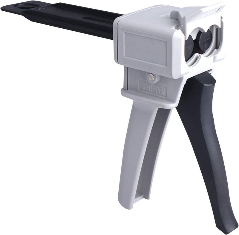 koea 50ml Dispenser Gun Kit,Impression Mixing Dispensing Gun Applied to 1: 1/1: 2 AB Plastic Tube - Image 1