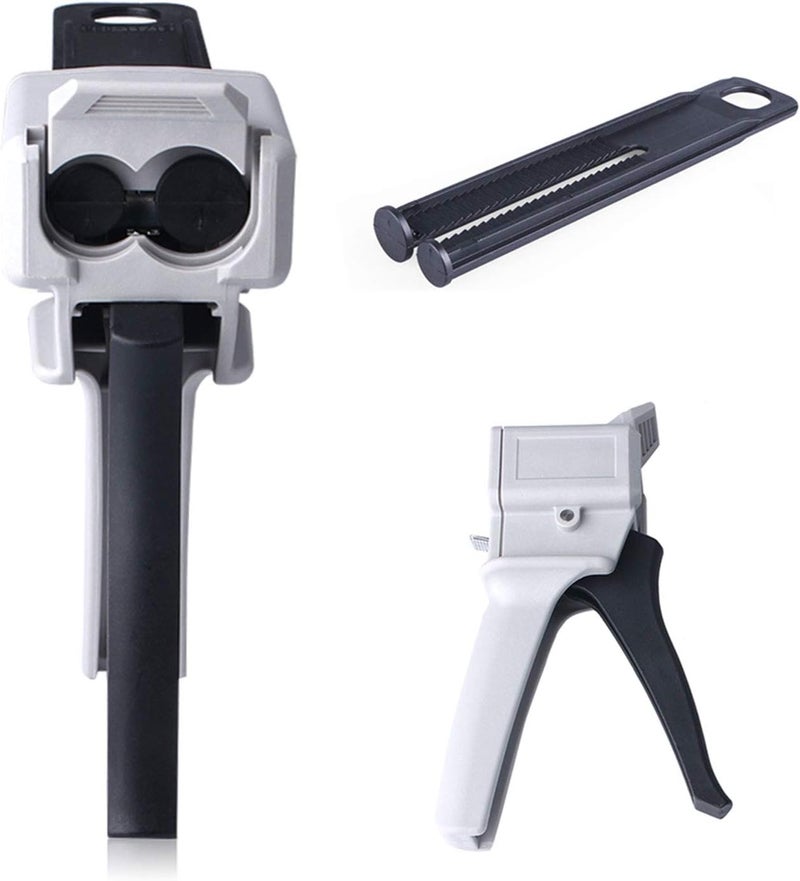 koea 50ml Dispenser Gun Kit,Impression Mixing Dispensing Gun Applied to 1: 1/1: 2 AB Plastic Tube - Image 2