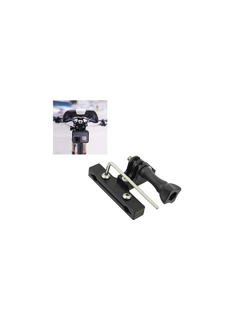 SYOSI Bike Seat Mount Seat Clamp, Aluminium Alloy Seat Rail Mount, Fit for Go-Pro Hero 8/7/6/5/4/3 Action Camera, Suitable for Sport Camera Fixed, Fine Outdoor Photography Necessary  - Image 1