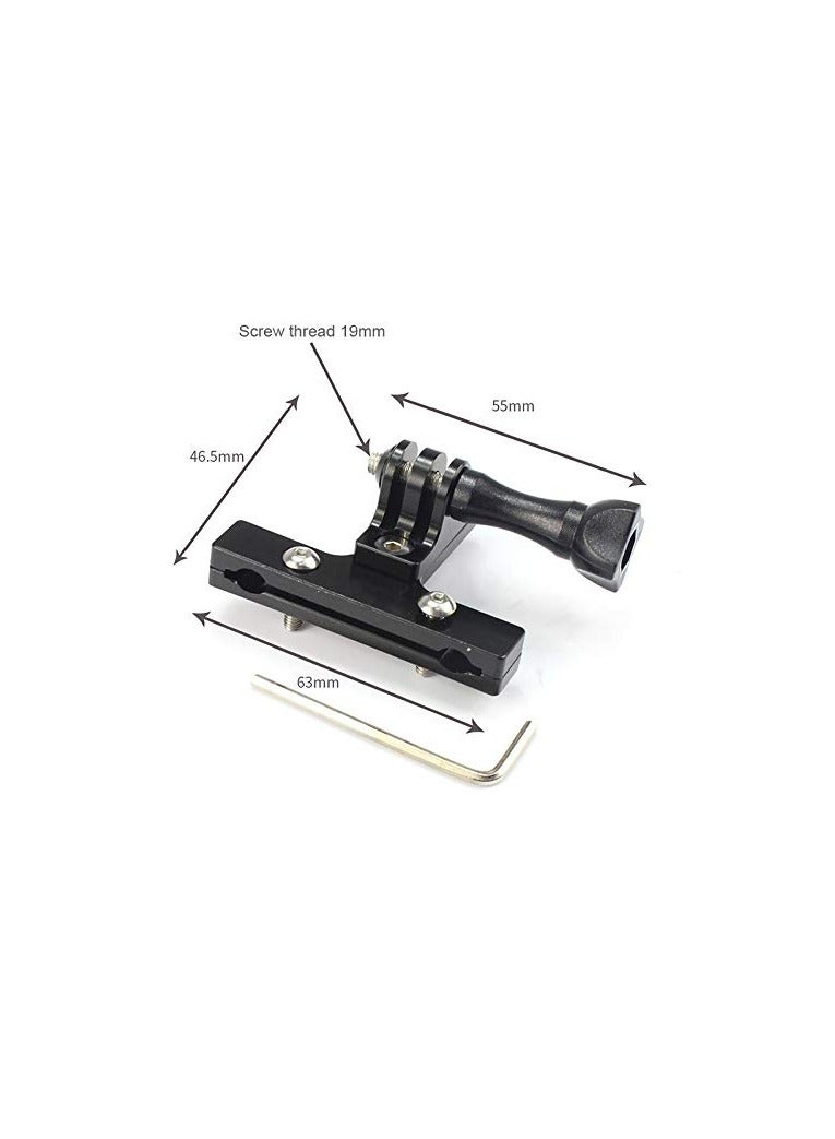 SYOSI Bike Seat Mount Seat Clamp, Aluminium Alloy Seat Rail Mount, Fit for Go-Pro Hero 8/7/6/5/4/3 Action Camera, Suitable for Sport Camera Fixed, Fine Outdoor Photography Necessary  - Image 2