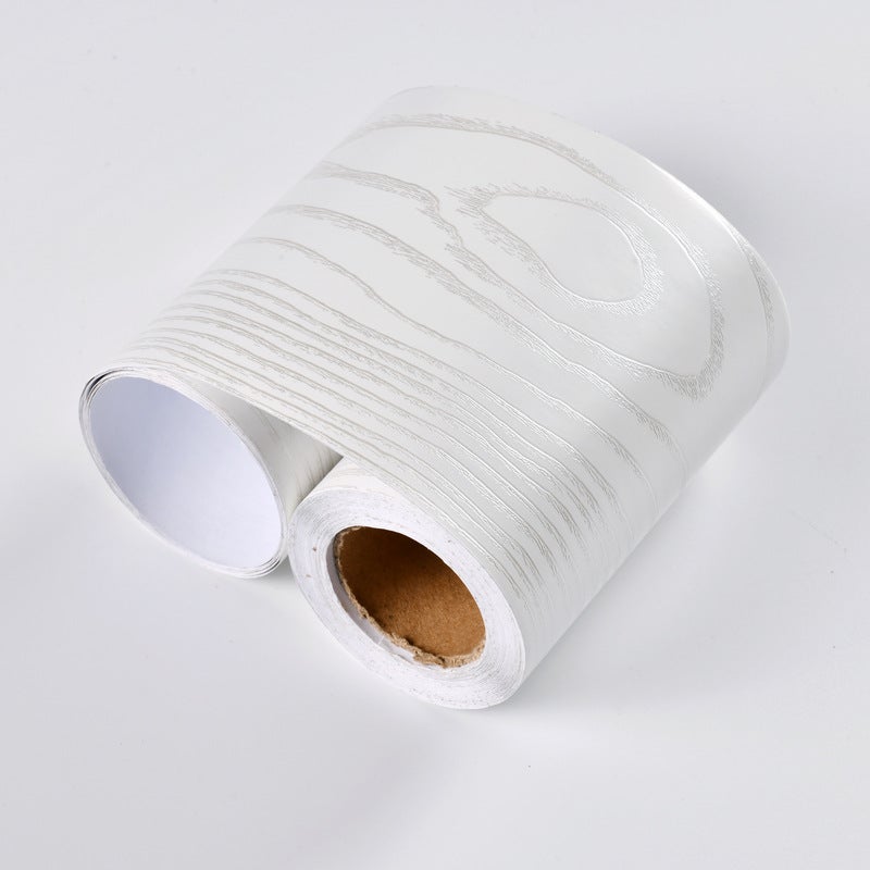 Daifa Thickened Self-Adhesive Skirting Line Wall Stickers Wood Pattern Stickers Paper Window Door Frame Side Bag Stickers Decorative Furniture Innovation Stickers - Image 1