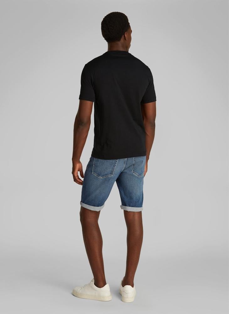 CALVIN KLEIN Satin Bonded Logo T-Shirt  - Image 2