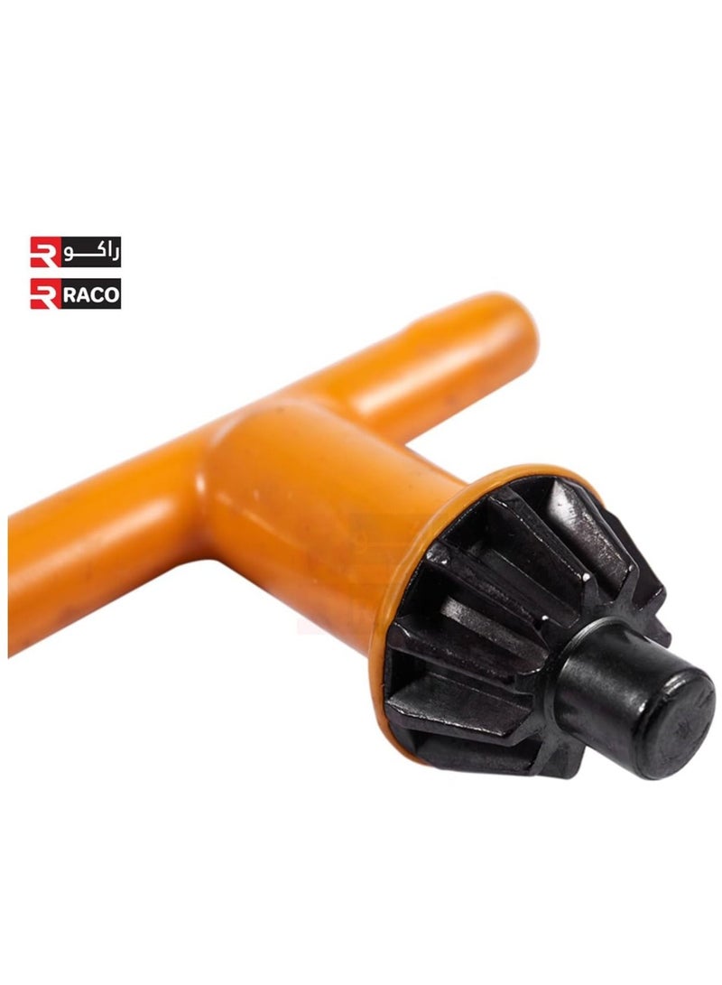 RACO Drill Chuck Key 12 Teeth T Shaped Grip Metal 13mm - Image 5
