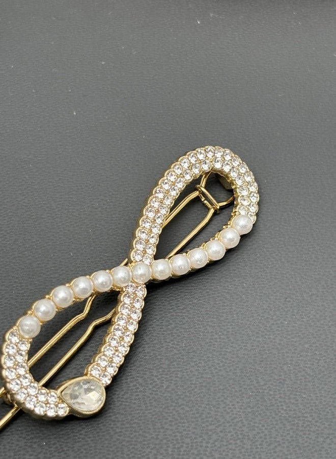 مشبك شعر فاخر من توينشو بيرلز، دبوس شعر للزفاف للنساء والفتيات، إكسسوارات شعر، إكسسوارات مشابك شعر للحفلات (أبيض) - Image 5