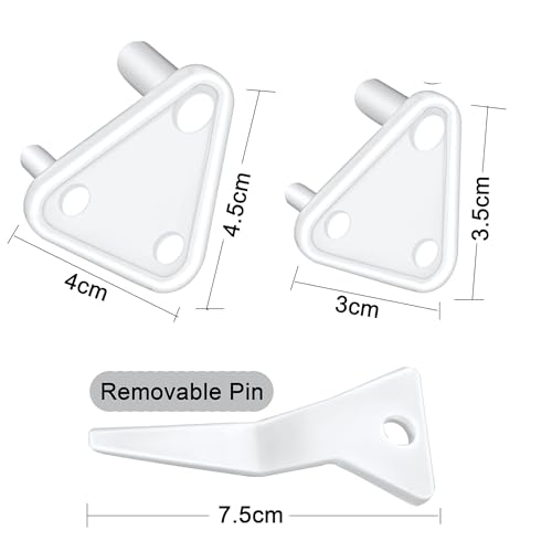 Hian Child Safety Electric Socket Plug Protector | Pack of 24 (20 × 5 Amp, 4 × 15 Amp, 1 Removal Pin) | White Color | ABS Plastic | Prevents Electric Shock | Ideal for Home, Nursery & Playroom - Image 3