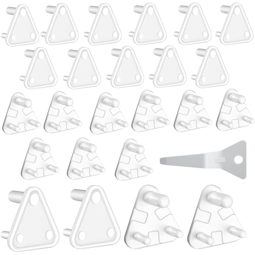 Hian Child Safety Electric Socket Plug Protector | Pack of 24 (20 × 5 Amp, 4 × 15 Amp, 1 Removal Pin) | White Color | ABS Plastic | Prevents Electric Shock | Ideal for Home, Nursery & Playroom - Image 1