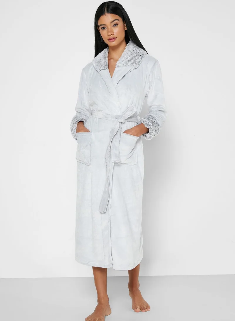 Boux Avenue Star Foil Hooded Robe