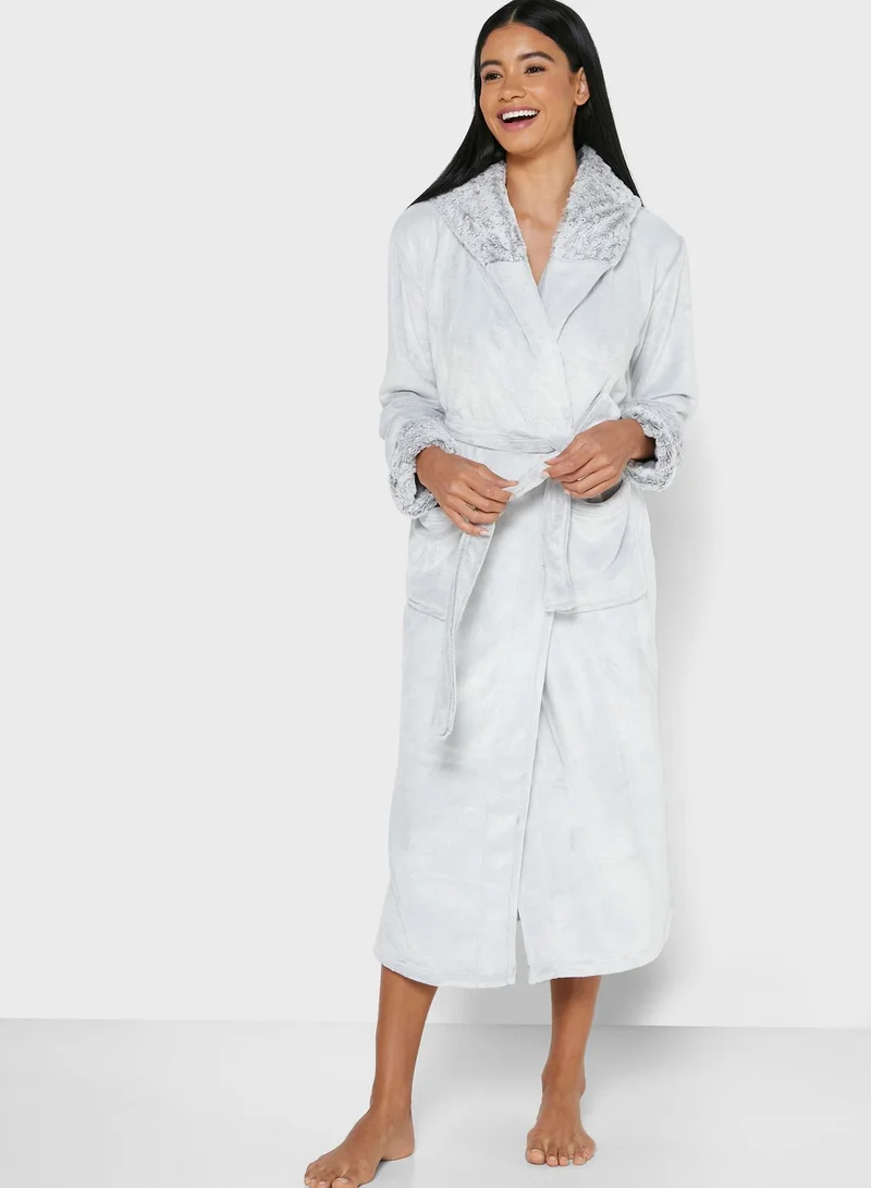 Boux Avenue Star Foil Hooded Robe