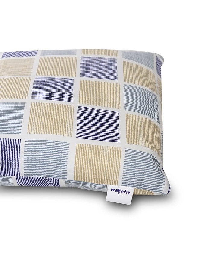 ويكفيت وسادة Wakefit | ضمان لمدة 3 أشهر | وسادة أريكة، وسادة للأريكة، وسادة 16 بوصة × 16 بوصة، وسائد، وسائد للسرير، مجموعة وسائد من الألياف المجوفة مكونة من 5 قطع (اللون - Chekkers، متعدد الألوان) - Image 4