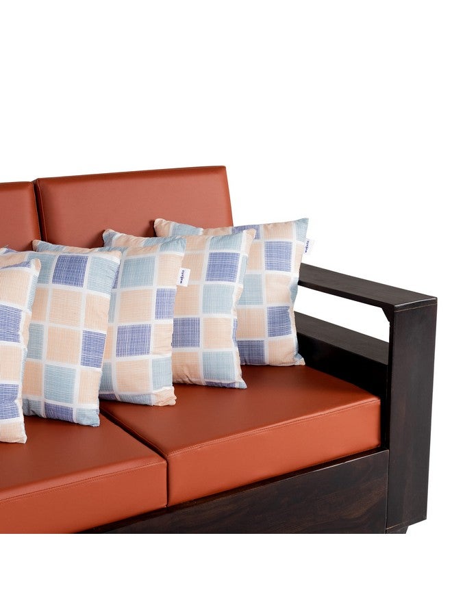 ويكفيت وسادة Wakefit | ضمان لمدة 3 أشهر | وسادة أريكة، وسادة للأريكة، وسادة 16 بوصة × 16 بوصة، وسائد، وسائد للسرير، مجموعة وسائد من الألياف المجوفة مكونة من 5 قطع (اللون - Chekkers، متعدد الألوان) - Image 1