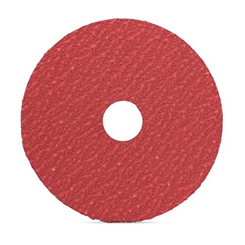 BHA Ceramic Resin Fiber Sanding and Grinding Discs, 4.5” x 7/8”, 60 Grit - 25 Pack - Image 3