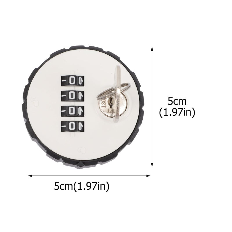 Zinc Alloy 4 Digit Combination Locker Lock 20mm for Gym Office Mailbox - Image 3