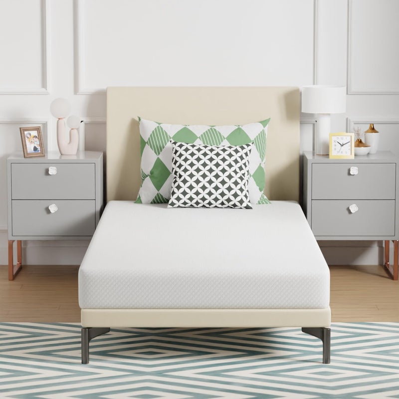 FDW Twin Mattress 6 inch Gel Memory Foam Mattress Queen Mattresses Medium Firm Mattresses for Cool Sleep Relieving Pressure Relief CertiPURUS Certified Mattress in a Box