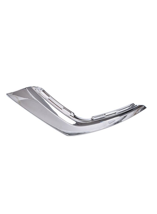 Silscvtt Front Left Bumper Chrome Trim Molding Strip 3 Pieces Kit Replacement for Outlander 2016-2019 6407A141 6407A145 6407A143 MI1046103SET - Image 3