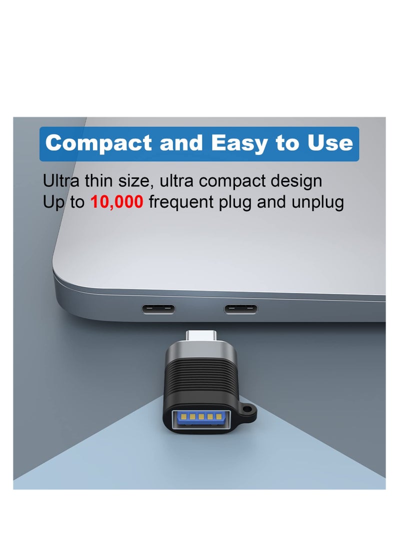 SYOSI - USB C Adapter, Micro USB Male to USB C Female, USB 3.0 Male to USB C Female, USB Type-C Male to USB 3.0 Female Converter Connector for Laptop,Tablet, Smartphone (6 Pack) - Image 1