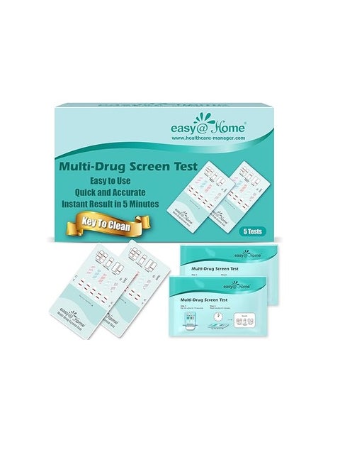 10-panel Instant Drug Test Kit - Medically Certified For Thc, Opiates, Cocaine, Amphetamines And More