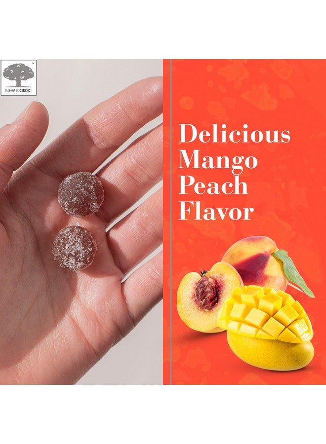 NEW NORDIC Ashwagandha Gummies, 300 mg Ashwagandha Root Extract, Sugar Free, Adaptogens for Men and Women, Delicious Mango Peach, 60 Gummies - Image 4