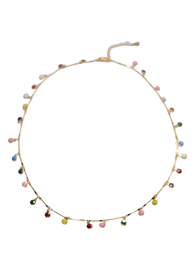 Necklace Color Very Chic For The Ladies Multi-colors 45 CM  - Image 2