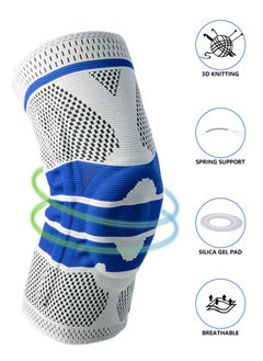 SUCITY Silicone Shock-Absorbing Knee Support-Multi-Purpose Knee Brace-Knee Supporter for Men are Comfortable and Breathable-Knee Pads That Relieve Knee Pressure  - Image 3