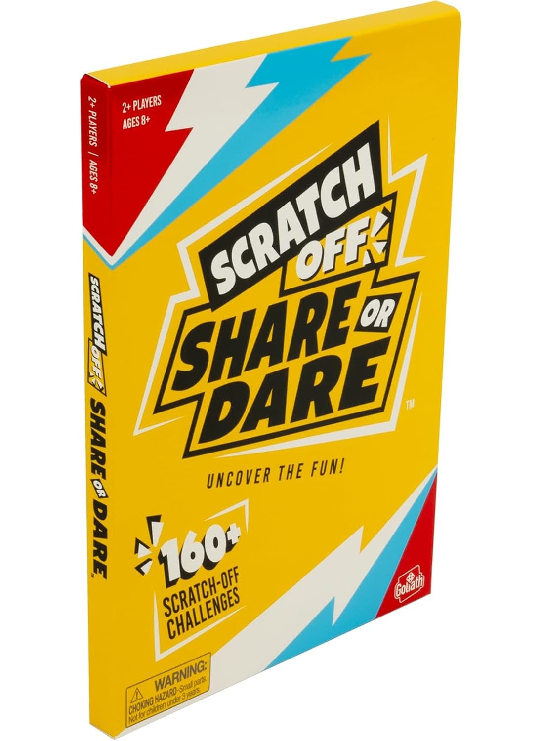 Goliath Goliath Scratch Off Share or Dare Game  Uncover The Fun  Complete Silly Challenges and Share Funny Stories  160 Challenges  2 Players Ages 8  - Image 5