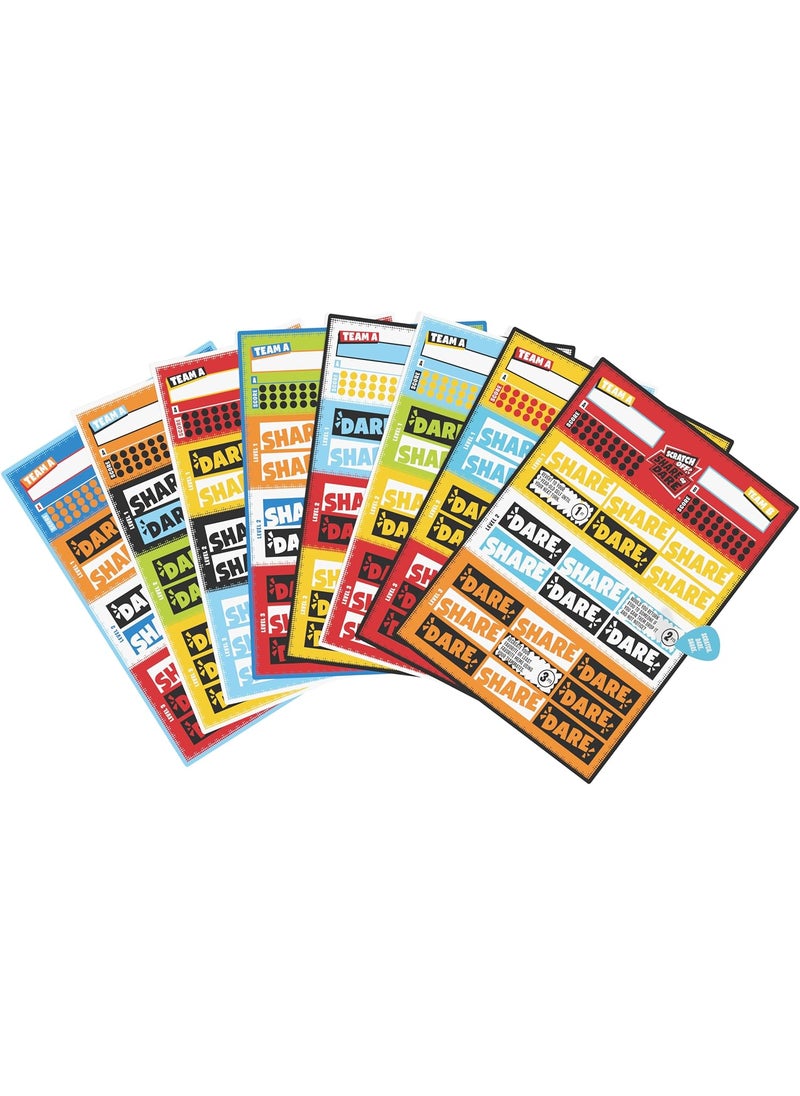 Goliath Goliath Scratch Off Share or Dare Game  Uncover The Fun  Complete Silly Challenges and Share Funny Stories  160 Challenges  2 Players Ages 8  - Image 2