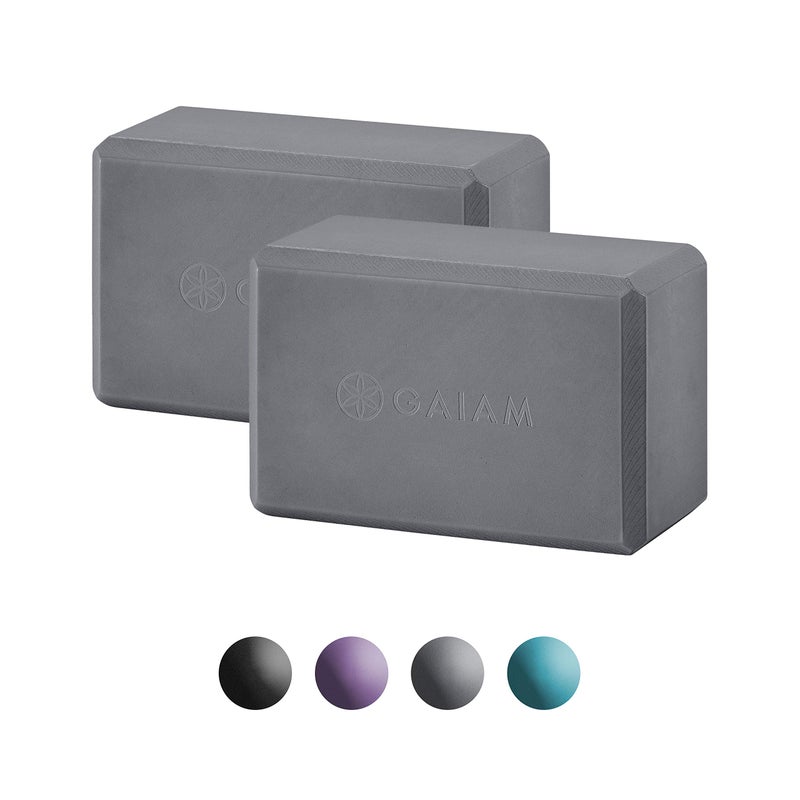 Gaiam Yoga Block - Supportive Latex-Free Eva Foam - Soft Non-Slip Surface with Beveled Edges for Yoga, Pilates, Meditation - Yoga Accessories for Stability, Balance, Deepen Stretches - Image 5