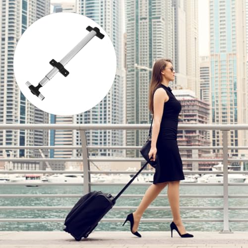 TENDYCOCO Single Tie Accessories Telescopic Luggage Handle Replacement for Travel Suitcase Adjustable Aluminum Alloy Pull Rod for Trolley and Makeup Cases - Image 2