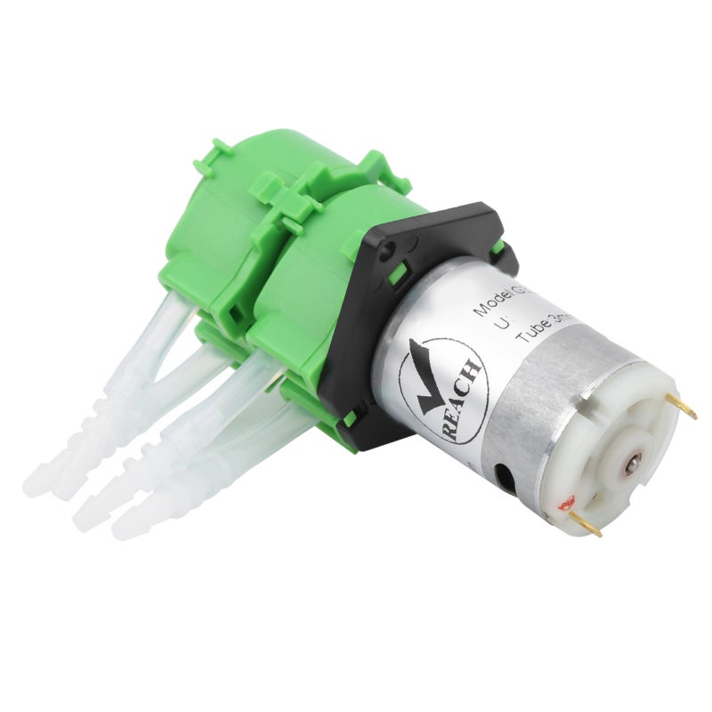 GROTHEN Peristaltic Pump 3x5mm Food-Grade Silicone Tube Easy Disassembly for Various Liquids - Reversible Flow Direction POM Pump Head for Long Service Life - Image 5