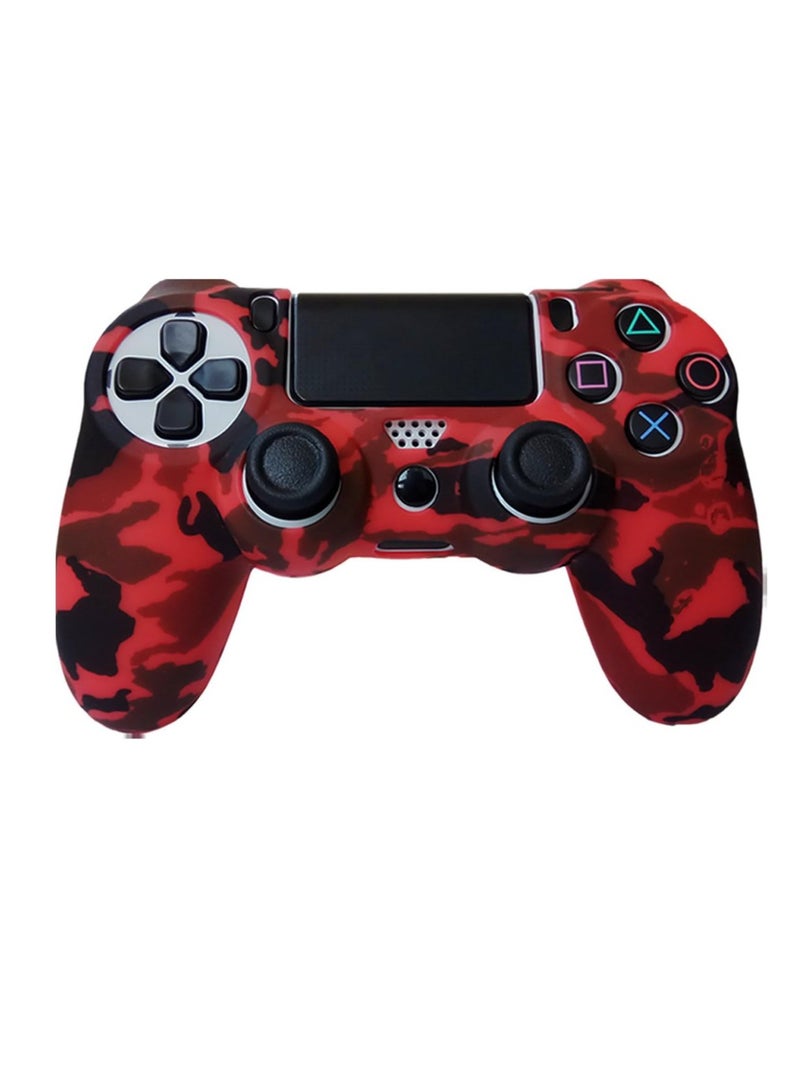 KENSUO PS4 Controller Grip, Skin Silicone Gel Controller Cover Case Protector Compatible for PS4/PS4 Slim/PS4 Pro Controller (1x Controller Cover with 8 x FPS Pro Thumb Grip Caps) - Image 2