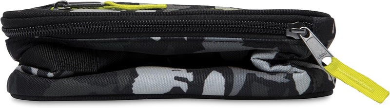 Pac-Kit Freezable Classic Lunch Box, Dino Camo Charcoal, Built with EcoFreeze Technology, Collapsible, Reusable, Zip Closure With Zip Front Pocket and Buckle Handle, Designed for Lunches - Image 4