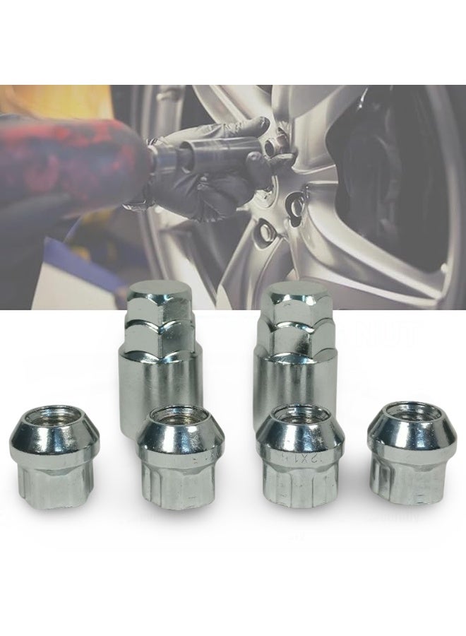 3XR 6-Piece Wheel Lug Nut Set with Installation Tool – Durable Chrome-Plated, Secure & Reliable Fit for Most Vehicles – Easy Installation & Removal, Includes Multiple Sizes for Compatibility with Various Models – Essential for Tire & Wheel Maintenance. - Image 4