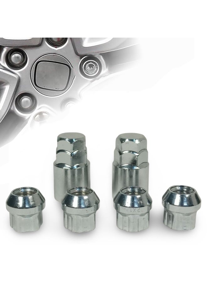 3XR 6-Piece Wheel Lug Nut Set with Installation Tool – Durable Chrome-Plated, Secure & Reliable Fit for Most Vehicles – Easy Installation & Removal, Includes Multiple Sizes for Compatibility with Various Models – Essential for Tire & Wheel Maintenance. - Image 3