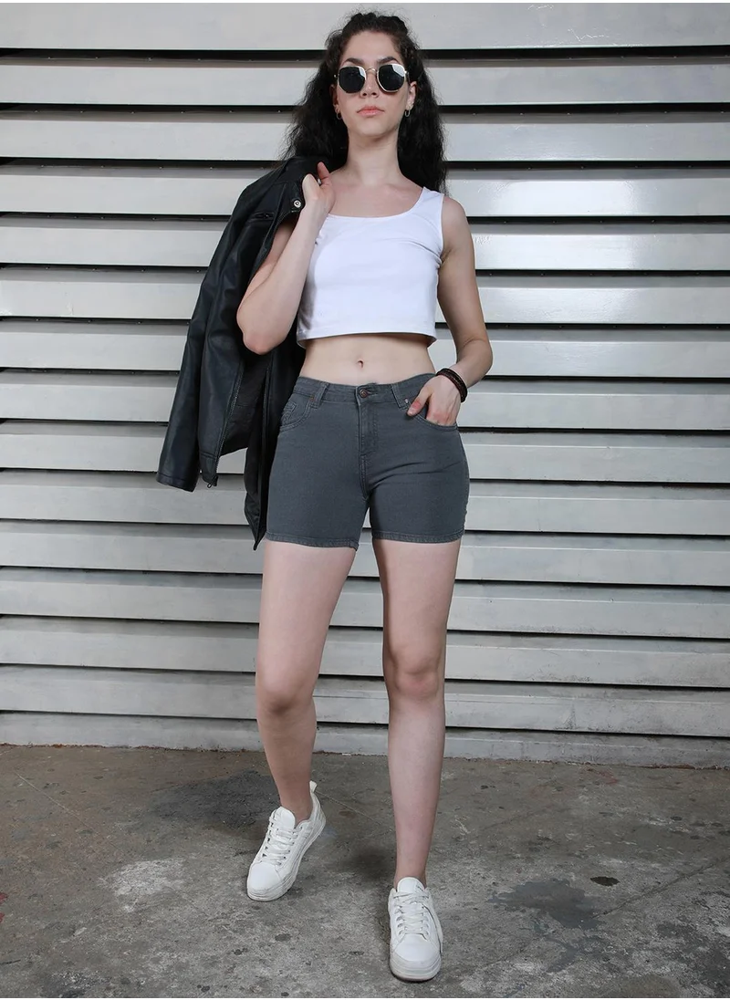 هاي ستار Women Grey Shorts