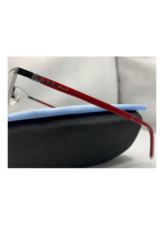 Winla Semi-Rimless Square Eyeglass Frame 8513 C 01  - Image 3