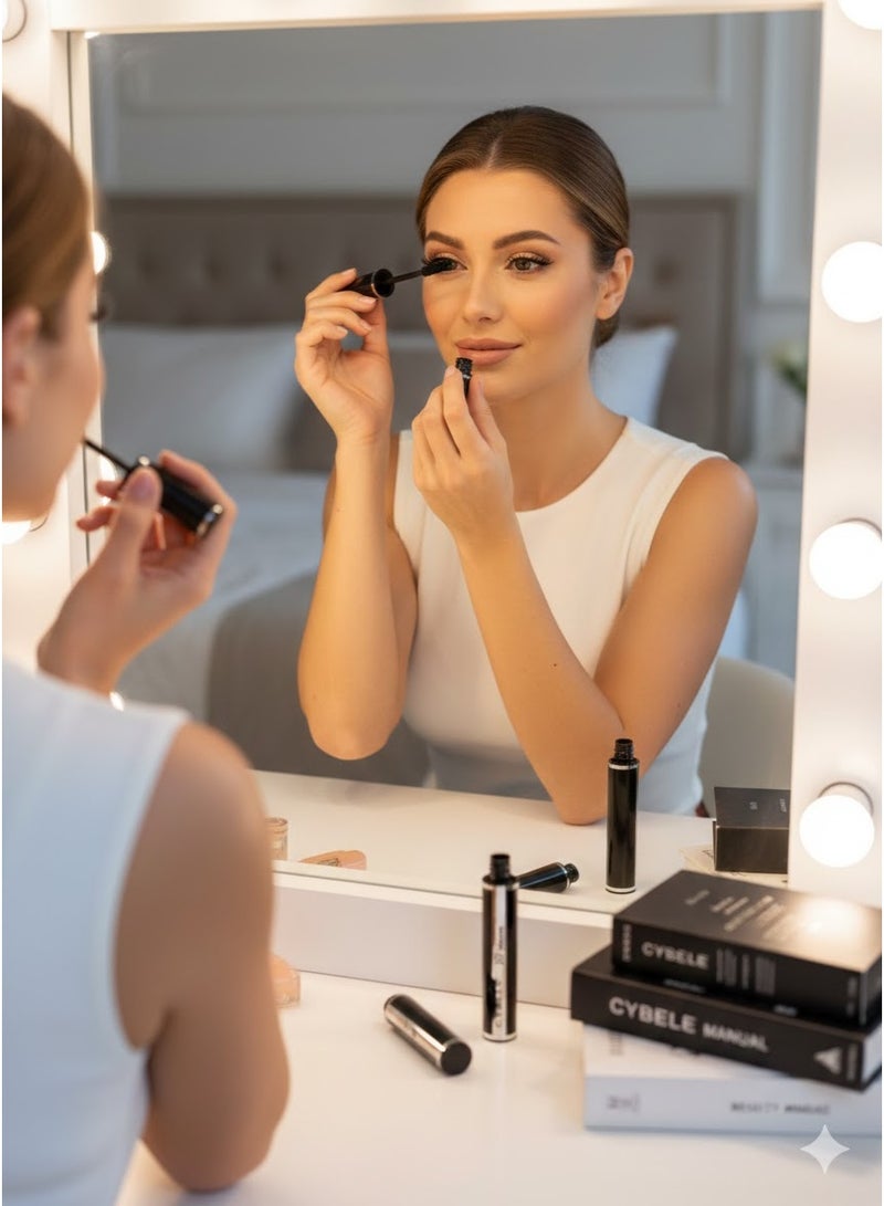 ماسكرا سيبال 3D Cybele 3D Mascara ماسكرا تكثيف تطويل الرموش مكياج عيون ماسكرا تدوم طويلاً سيبال الأصلية - أسود - Image 3