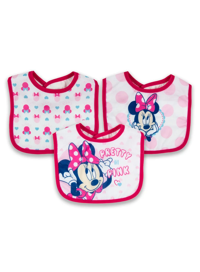 ديزني 3-Piece Minnie Bibs