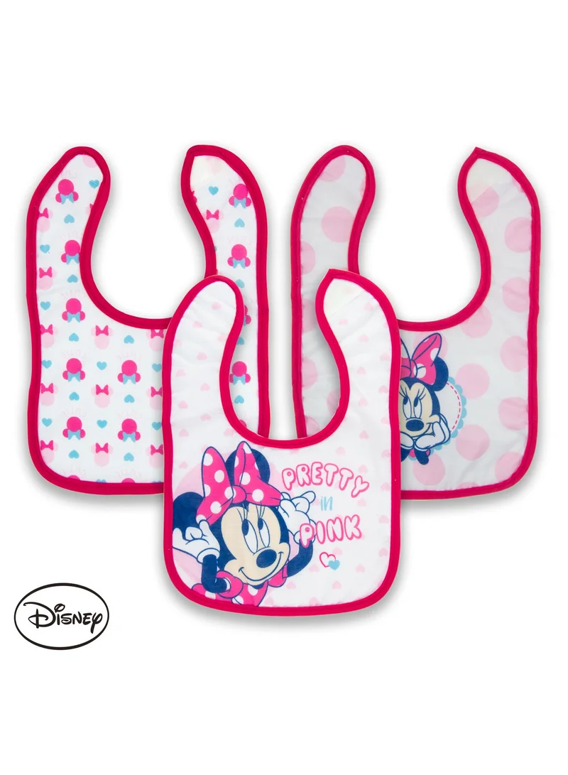 Disney 3 3-Piece Minnie Bibs for Kids | Best Price UAE